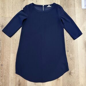 XS Elegant Navy Blue Women's Dress Zip Up Back BB Dakota